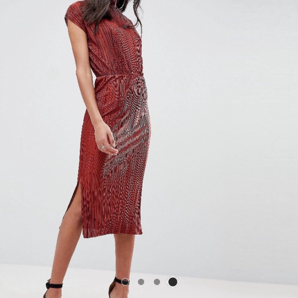 High neck dress